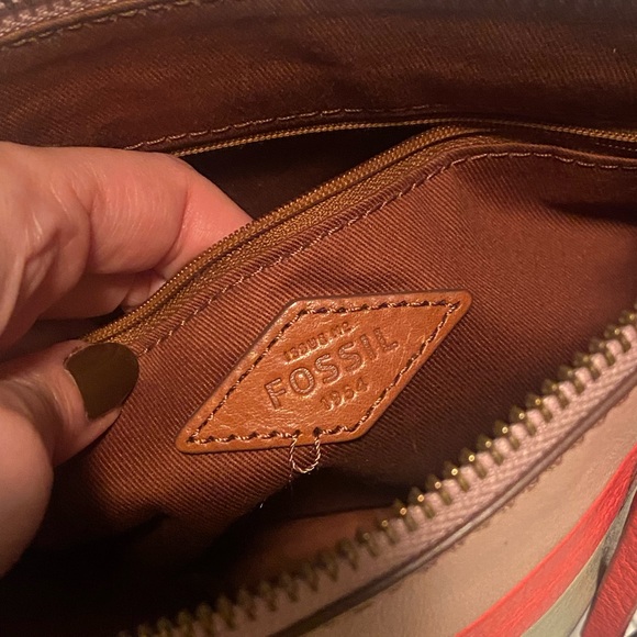 Multi-colored leather crossbody bag - Picture 5 of 12